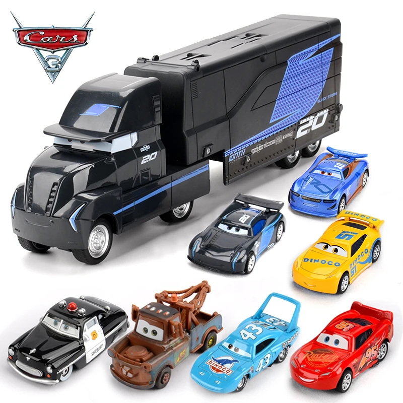 16 видов стилей Дисней Pixar Cars 3 Jackson Storm Ramirez Mater 1:55 литье под давлением металлический