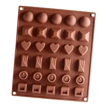 Силикагель мульти-форма 30 сетки льда-решетки плесень шоколадное печенье кухня выпечки поставка Новое поступление
