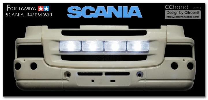 

TAMIYA 1:14 scania tractor trailer lighting grid (plated version) (only light)