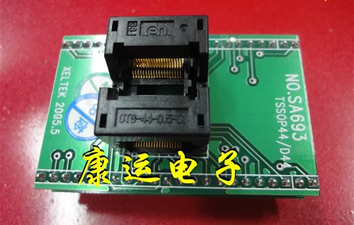 Import original gold-plated TSSOP44 adapter SA693 burn write conversion IC test seat ic burn lqfp80 seat adapter v850es kf1 80gc test