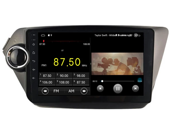 Best Elanmey top equipped 8 cores+4GB ram+64G rom android 8.1 car radio for kia RIO K2 2012-2015 Gps navigation multimedia headunit 4