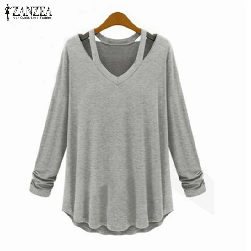 New Arrival 2017 Women Loose Casual Trendy Shirt Off