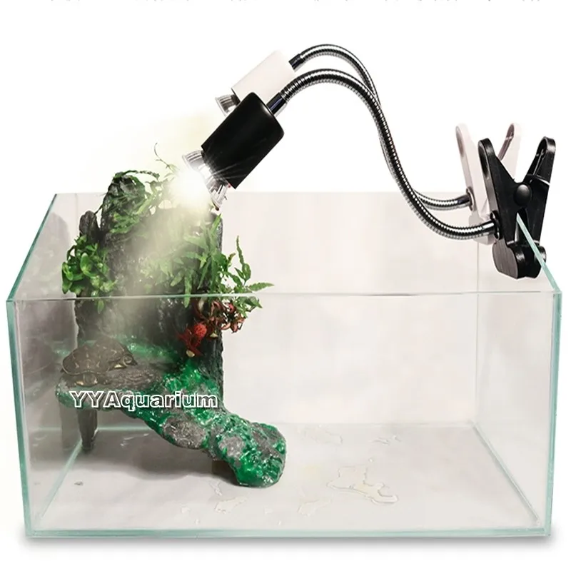 E27 лампа головной абажур термостойкий светильник подставка держатель для аквариума амфибий рептилий черепаха температура Контролируемая