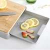 Tabla de cocina para cortar frutas y verduras, placa de corte desmontable, almacenamiento de alimentos, tipo cajonera, tabla de cortar para el hogar ► Foto 3/6