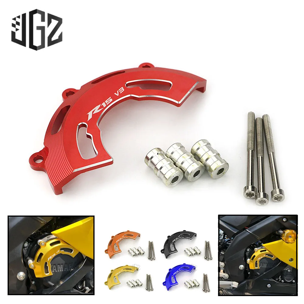 

For YAMAHA R15 V3 2018 Motorcycle CNC Aluminum Engine Guard Protective Side Cover Decoration Motorbike Modified Accessories Gold