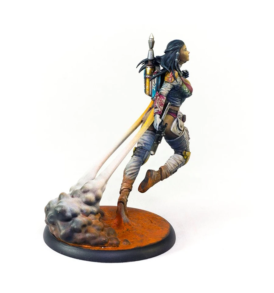 [Loong Way Miniatures] Kabuki Studio VIXEN HUNTER-ограниченная серия 35 мм/75 мм Полимерная миниатюра