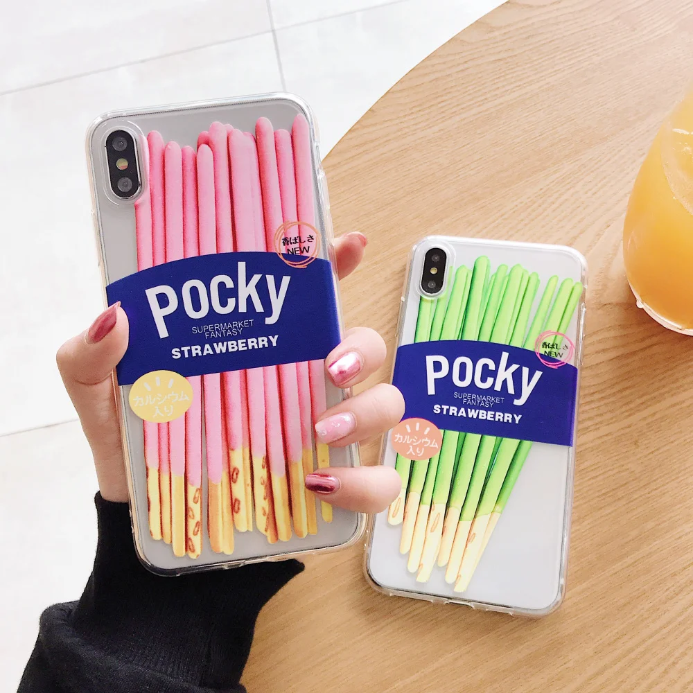 Снек Мягкий ТПУ чехол для Iphone X XS XR XSmax Pocky Capa Fundas для Iphone 6 7 8 7 plus чехол Снек Мягкий ТПУ чехол для Iphone X XS XR XSmax Pocky Capa Fundas для Iphone 6 7 8 7 plus чехол