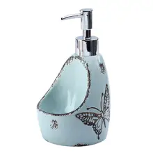 1 шт. креативный диспенсер для мыла с держателем губки, дозатор для дозатора геля для душа, бутылка для туалета, ванной комнаты