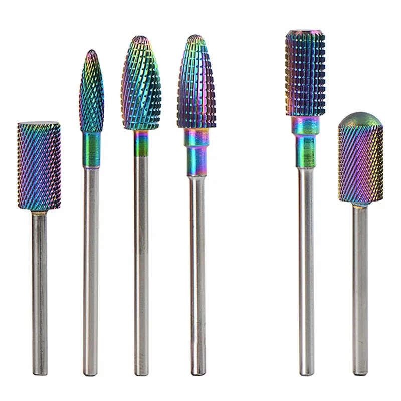 

Makartt 50pcs Carbide Tungsten Nail Drill Bit Carbide Burr Grinding for Electric Drill Accessories Manicure Nail Art Tools Kits