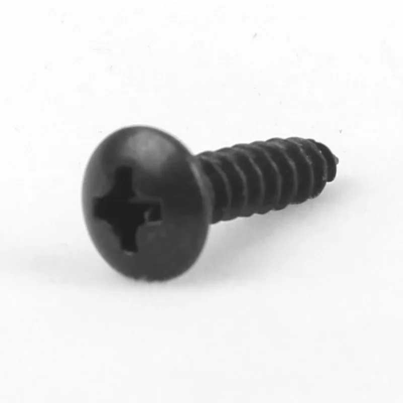 50Pcs M3 M4 Wood Truss Screw with Black Oxide and Wax Self-tapping Screws HW