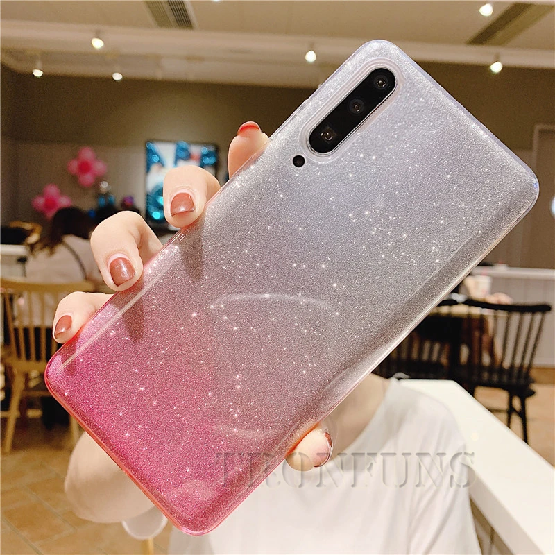 Блестящий Мягкий силиконовый чехол для Samsung Galaxy A50 A30 A40 A20 A10 A60 A70 M10 M20 блестящие