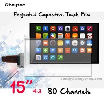 

Obeytec 15" Touch Screen Film, 10 touches, SIS Controller, Water Proof, good solution for windows Shop, Mirror Glass, Show