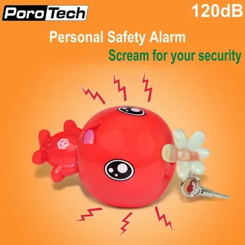 

2018 New Model self defense Alarm Personal keychain Alarm 120dB anti-wolf Anti-Attack Alarm for women Girls students Kids
