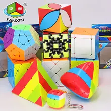 Волшебный куб головоломка FanXin булочки брелок мини хлеб Mastermorphix горячее колесо трансформаторы Пирамида Фишер skew X megamin gear cube