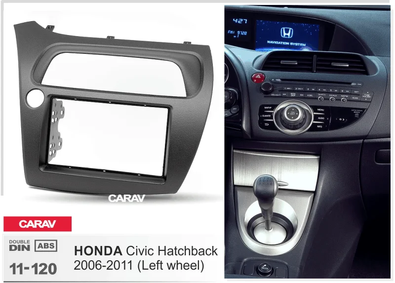 CARAV 11-120 Car Radio Installation Trim Fascia Panel
