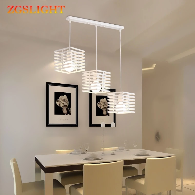 Lámpara de techo colgante para luces de cocina, moderna, nórdica, LED, para mesa de comedor|Luces -