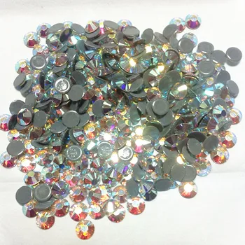

loose rhinestone embellishment ss16 CRYSTAL AB 1440 pcs/pack;use for sash,saree decoration FREE SHIPPING 4mm hot fix strass