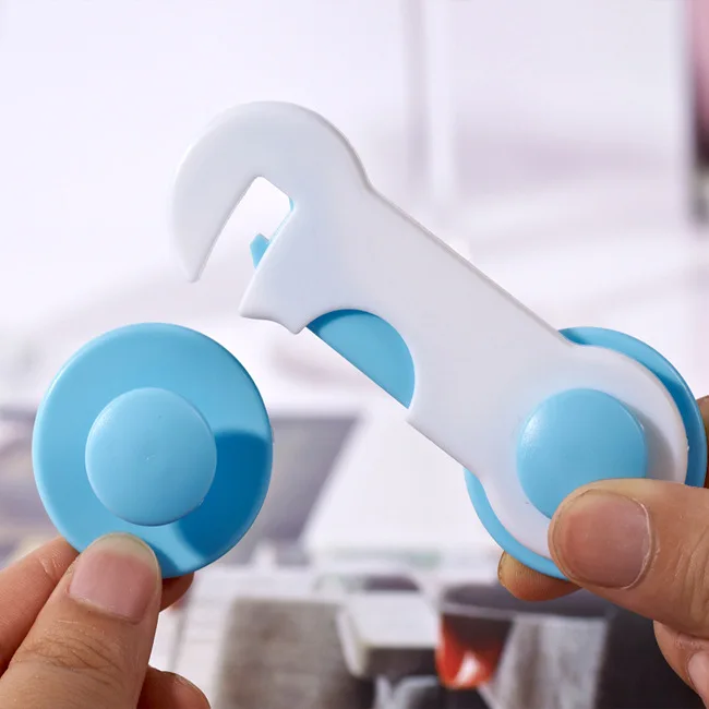 Baby Care Safety Lock Baby Monitor Cabinet Locks Straps Drawer Wardrobe Doors Fridge Cabinet Lock Hook Lock Latch for Door
