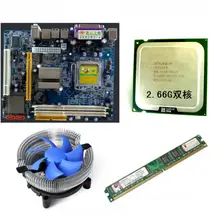 Computer accessories 4 set g41 motherboard 775 DDR3 2.66g dual-core g ide fan