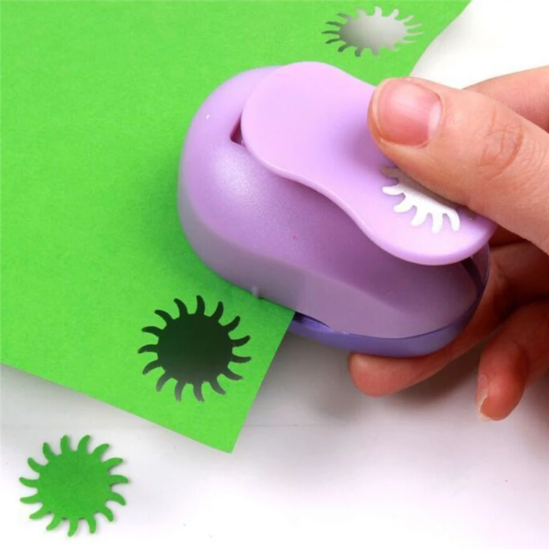  Embossing DIY Paper Printing Card Cutter Shaper Scrapbook Embossing Device Punch Kids Handmade Gift C0426#30                   11