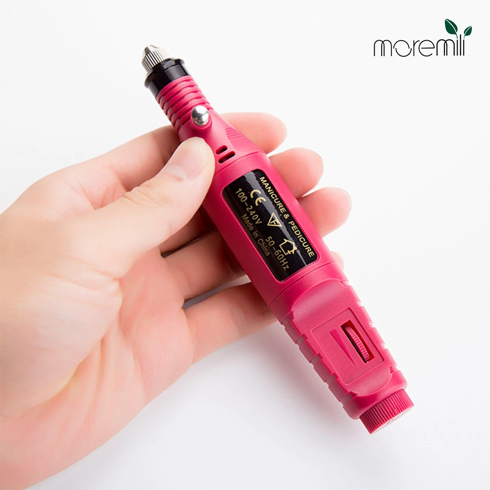 

moremili 1set Power Professional Electric Manicure Machine Pen Pedicure Nail File Nail Tools 6 bits Drill Nail Drill Machine