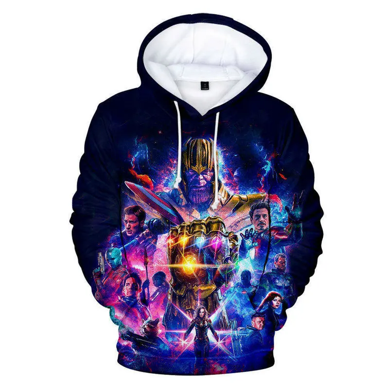 Marvel Avengers Movies 3D Printed Hoodies Men / Women Cosplay Avengers Endgame Quantum Realm Sweatshirts 3XS-5XL
