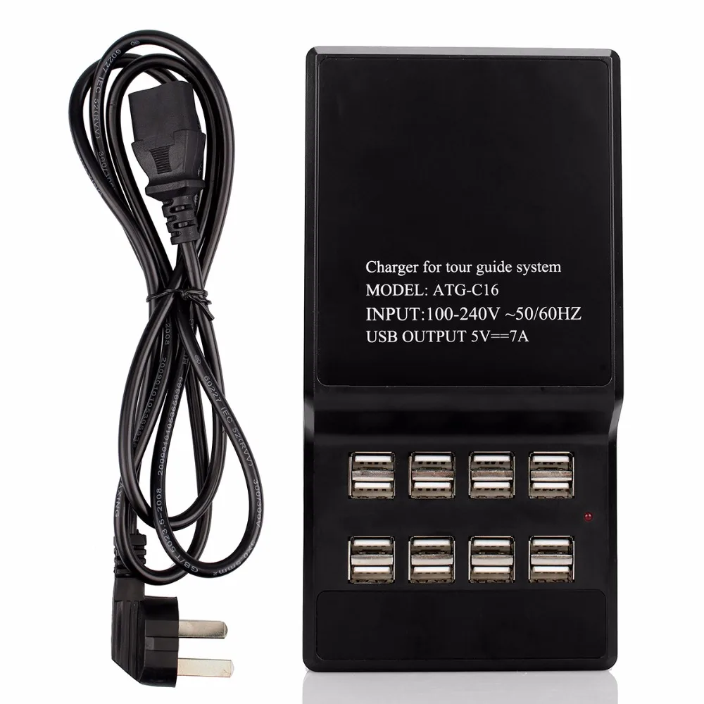16 Port USB font b Charger b font Base 35W USB Charging Dock for font b