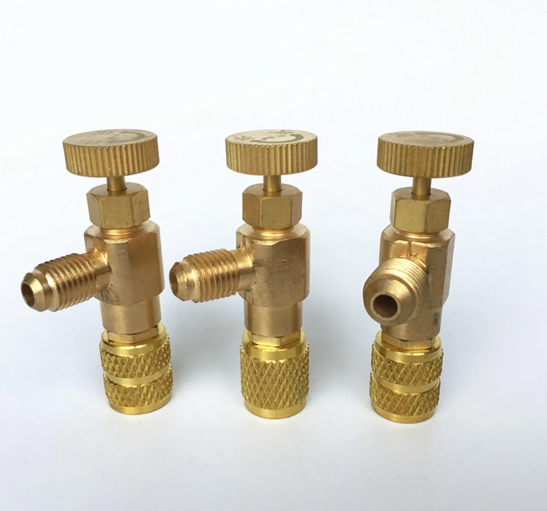 

R410/R22 Refrigeration Air Conditioning Valve Safety Fluorine Safety Valve Liquid Addition Accessories Home Refrigeration Tool