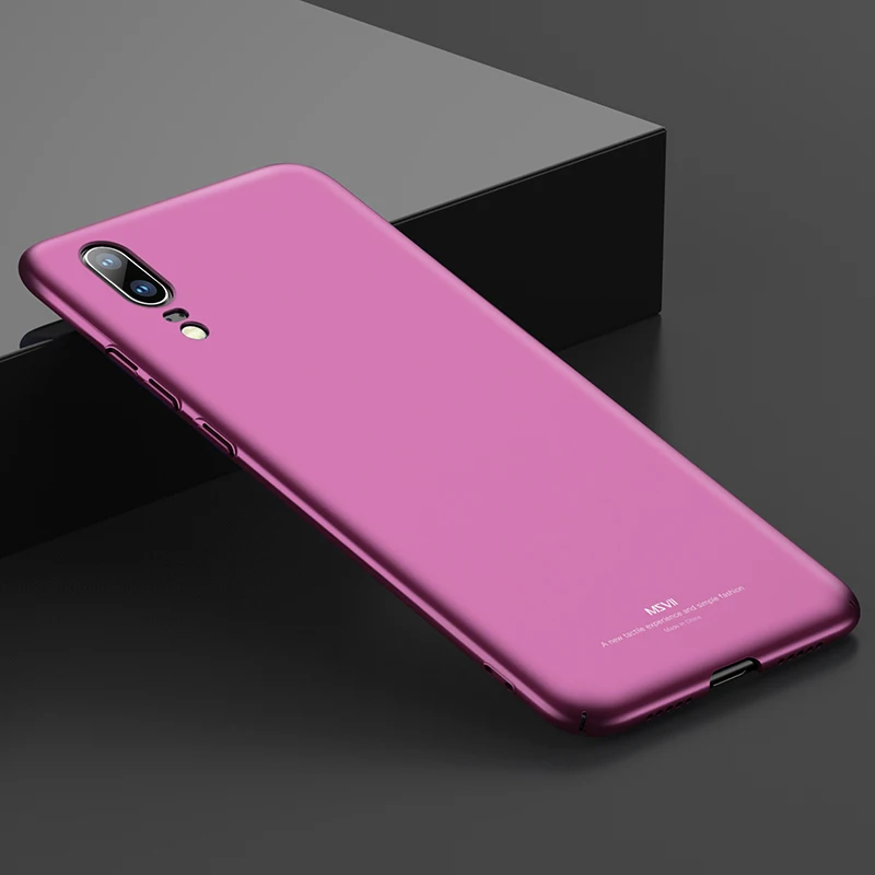Чехол для Huawei P20 Pro Оригинальный Роскошный чехол MSVII тонкие жесткие чехлы ПК |