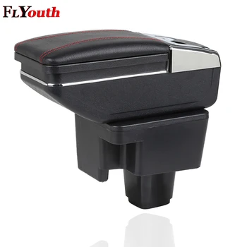 

For Chevrolet Sail 2010-2013 Car Armrest Box Center Storage Box With Cup Winner Ashtray Interior Car-Styling Accessories Parts