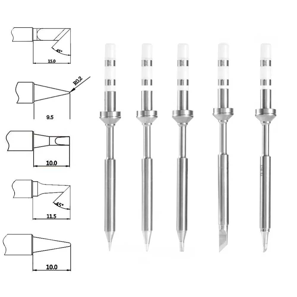 

Portable TS100 Digital LCD Soldering Iron Headd Replacement Appropriative Soldering Solder Tip