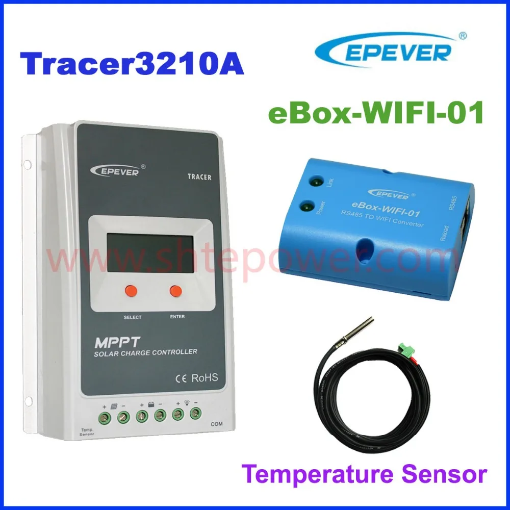 Trace3210A + WIFI BOX Mobile Phone APP EPsloar 30A MPPT Solar Charge