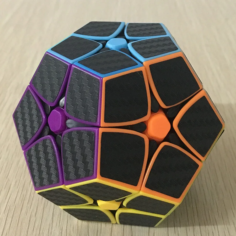 Lefun 2x2x2 Megamin куб с углеродного волокна стикер мастер Kilominx Cubo Magico 2x2 головоломки игрушки для детей