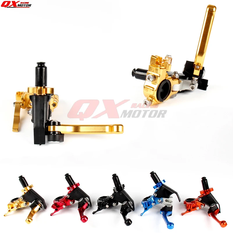 Universal Motorcycle CNC 360 degree's Folding Clutch Lever Fit CRF KLX YZF RMZ KAYO BSE Dirt Bike MX Motocross Enduro Off Road
