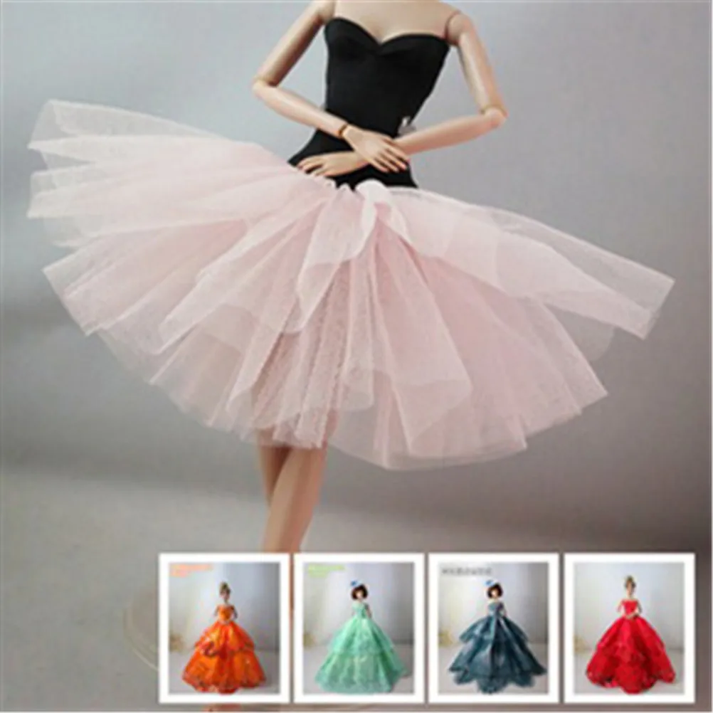 

Wedding Dress Party Gown Princess Cute Outfit Clothes Doll Girls' Gift Baby Toys One Piece