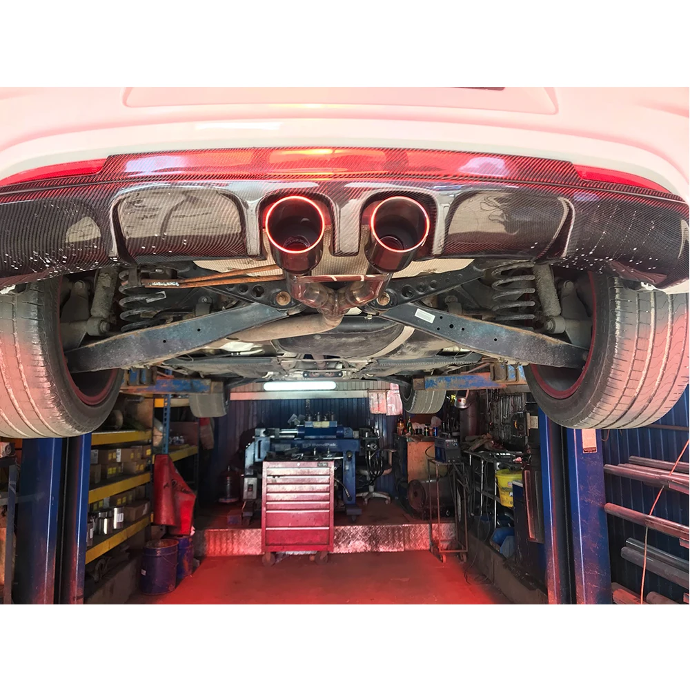 Scirocco задний бампер из углеродного волокна для R R20 2009 2014 автомобильный гоночный