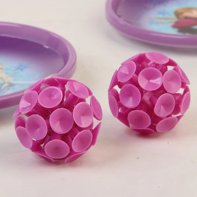 Disney Children's Toys Mickey Cars Kitty Luminous Sucker Sticky Ball Paternity Fitness Outdoor Double Throwing Cricket Ball (5)