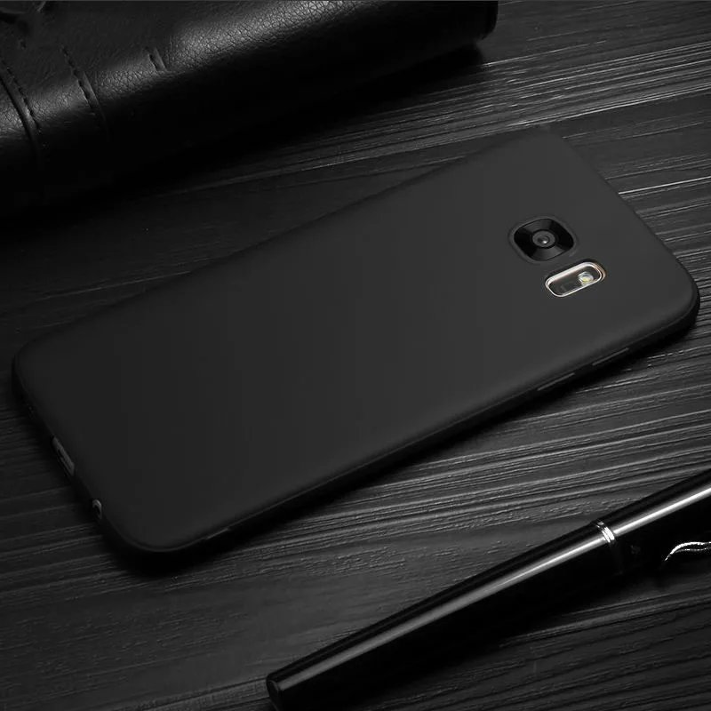 

Matte Case for Samsung Galaxy A50 A70 A60 A40s A30 A20 A10 M30 M20 M10 A20E S8 S9 S10 Plus S7 S6 E Celular Soft TPU Back Cover