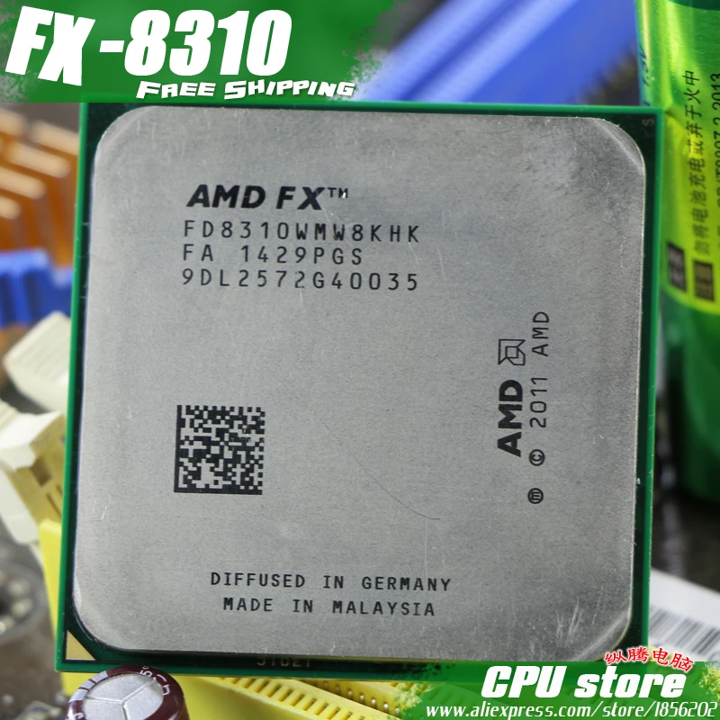 

AMD FX 8310 AM3+ 3.4GHz/8MB/95W Eight Core CPU processor FX serial pieces FX-8310 FX8310 (working 100% Free Shipping) sell 8300