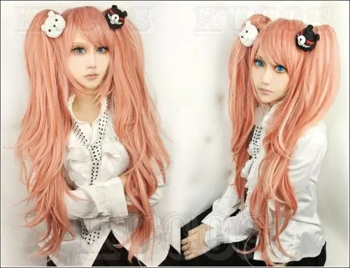 Женский костюм для косплея Danganronpa Dangan Ronpa с париком черный и белый медведь|cosplay