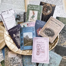 24PCS pcs SET Vintage Zeitung Altes Buch Abdeckung Material Journal Papier Für Scrapbooking Glücklich Planer/Karte, Der/Journaling projekt