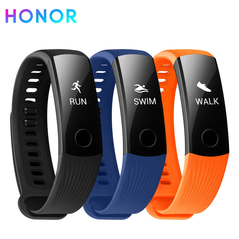 Huawei Honor Band 3 Смарт браслет Поддерживает плавательный VS Xiaomi Mi 3|heart rate|smart wristbandhuawei honor