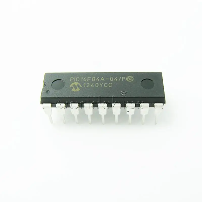 10PCS PIC16F84A-04I//P PIC16F84A MICROCHIP DIP-18 EEPROM 8-Bit Microcontroller