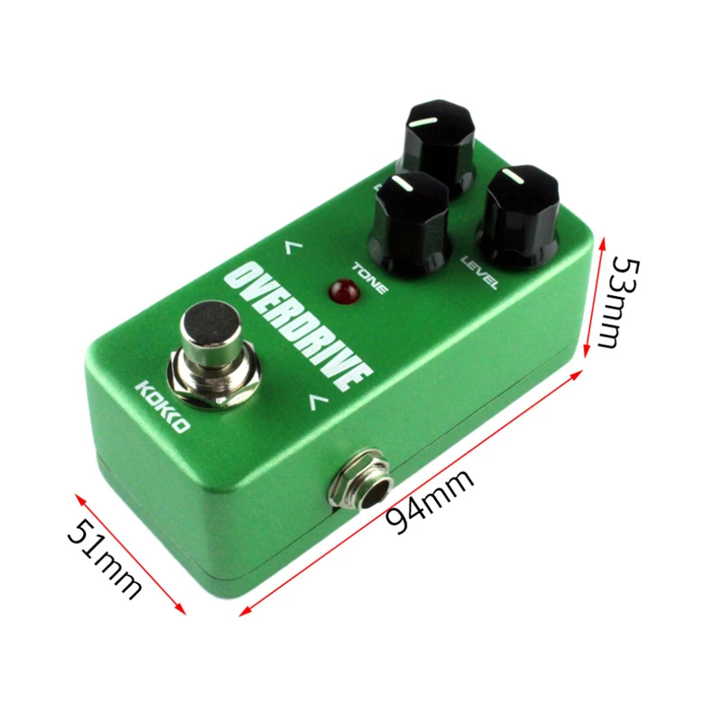 KOKKO FOD3 Guitar Pedal Effect Mini Vintage Overdrive Guitarra Pedal High-Power Tube For Musical Instruments Guitar Accessories