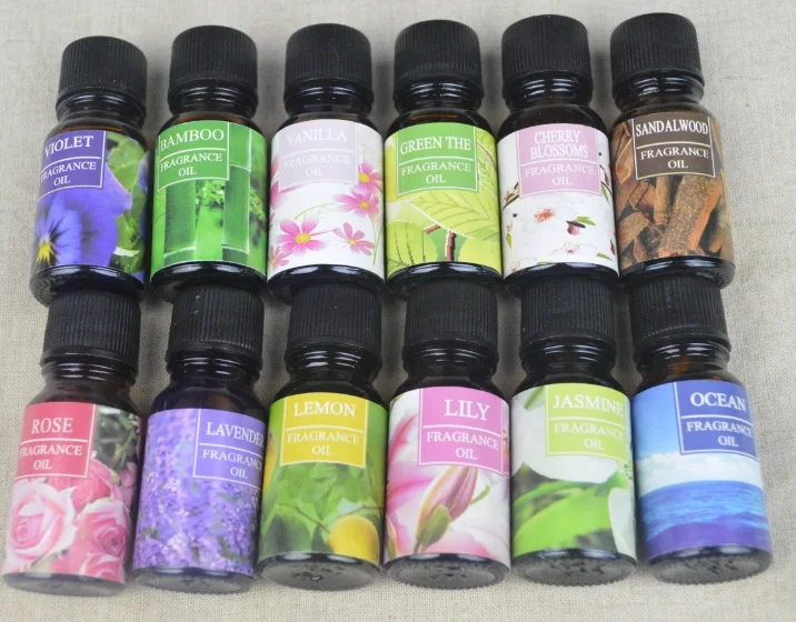 100% Pure Essential Oil 12pcs=1 Set 10ml/33oz Gift Box Package  ,Aromatherapy 12 kinds of Perfume Fragrance , Massag Bath oil 3