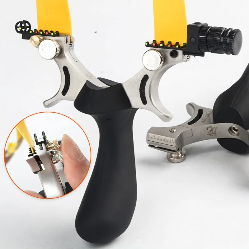 Powerful Hunting Slingshot 304 Stainless Steel + Resin Handle Slingshot