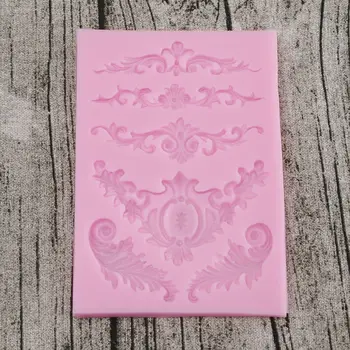 

1pc Flower Pattern Silicone Mold Mat 3D Lace Mold Fondant Cake Decoration Sugar Craft Tool Baking Tools Cake Tools
