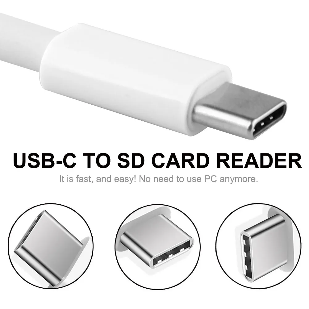 USB 3,1 Тип C USB-C в SD Card Reader адаптер для Macbook samsung huawei Xiaomi горячая распродажа