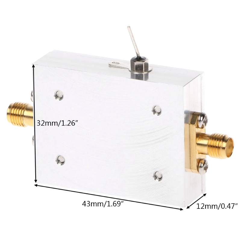 РЧ усилитель сигнала приемник 50 K-2 ГГц/50 M-4 ГГц низкий уровень шума усилитель сигнала приемник широкополосный LNA усиления 31DB усиления