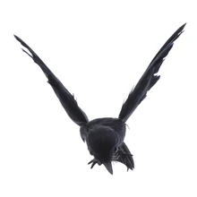 2 шт Искусственный летящий ворон реалистичная скульптура сад открытый пейзаж Декор